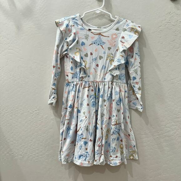 Dot Dot Smile Fairy Dancers Ruffle Long Sleeve Dress - Picture 1 of 7